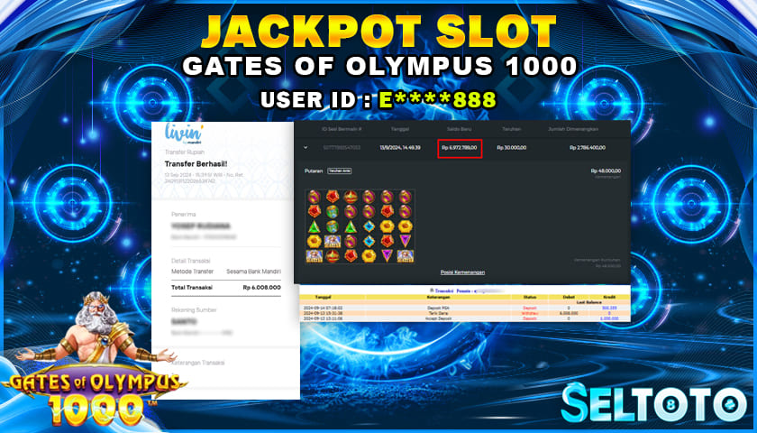 BUKTI PEMBAYARAN JACKPOT SLOT GATES OF OLYMPUS 12-09-2024